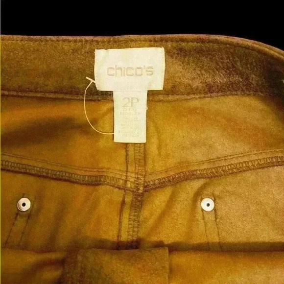 Chico Faux Leather/Suede Pants - Picture 6 of 9